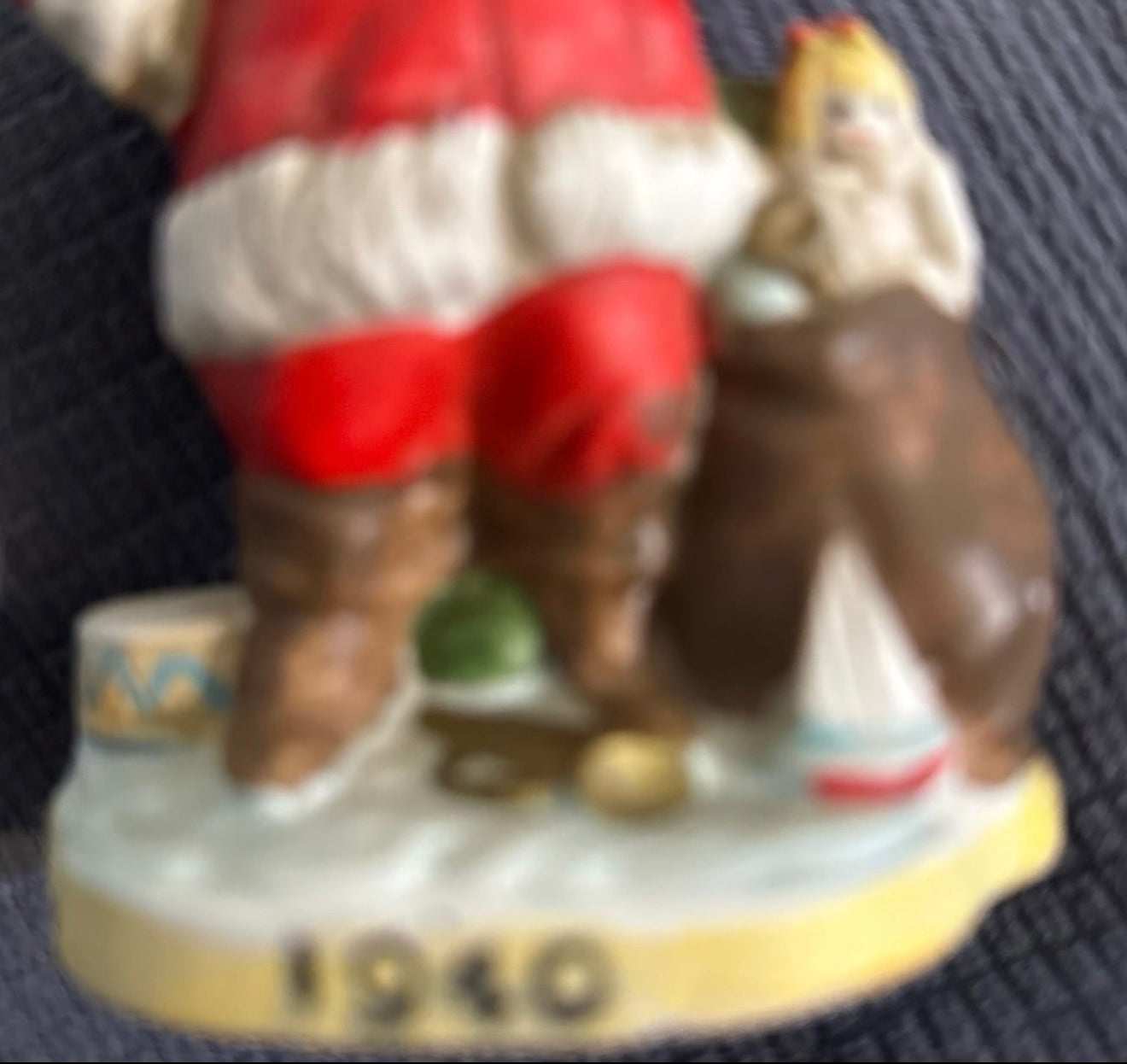 Santa from 1940s Reproduction Figurine