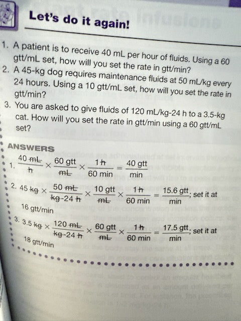 Essential Calculations for Veterinary Nurses and Technicians