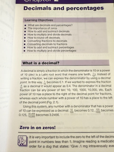 Essential Calculations for Veterinary Nurses and Technicians