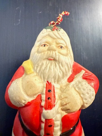 1872 Porcelain Ornament 1980  Reproduction of Santa