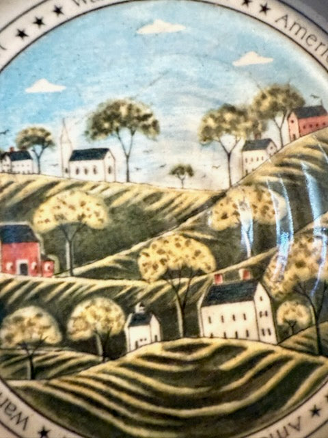 Vintage Warren Kimble Art Plate