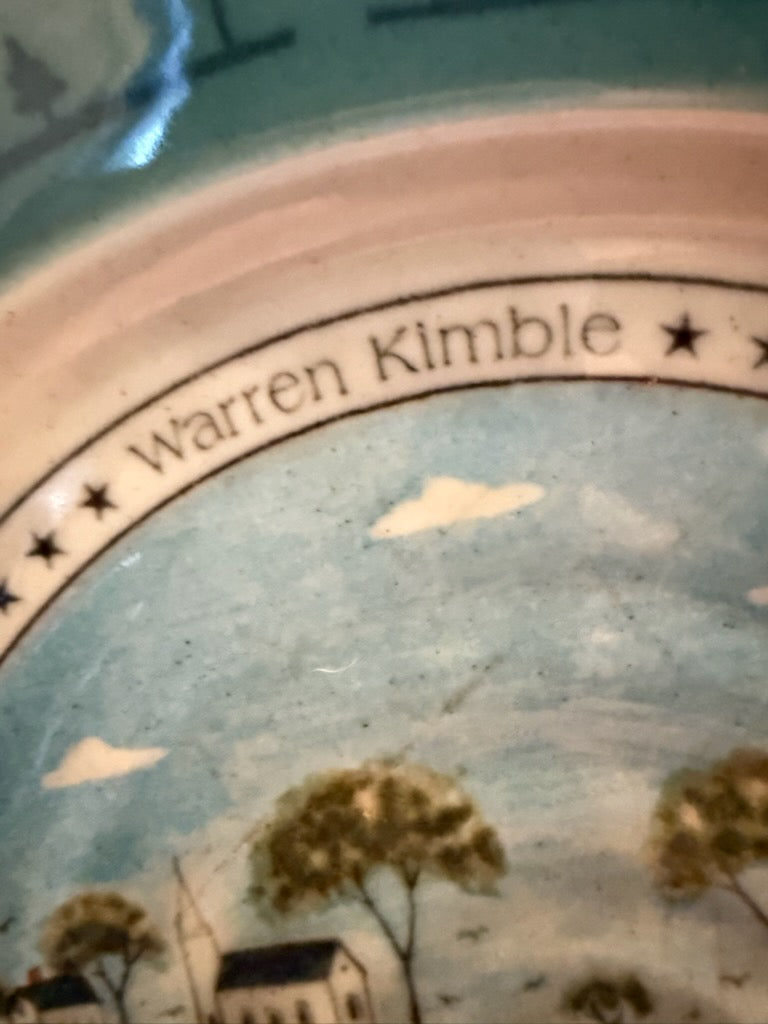 Vintage Warren Kimble Art Plate